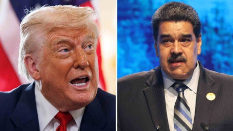 Nicolás Maduro y Donald Trump - EFE