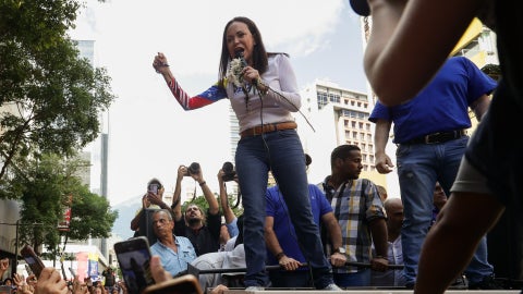 María Corina Machado, líder de la oposición venezolana - Foto: EFE