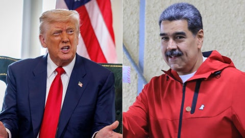 Donald Trump/ Nicolas Maduro - Fotos EFE