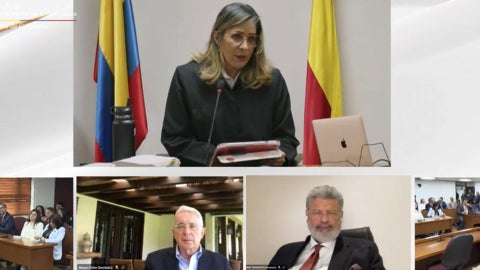 Lectura del fallo del juicio contra el expresidente Álvaro Uribe - Foto EFE