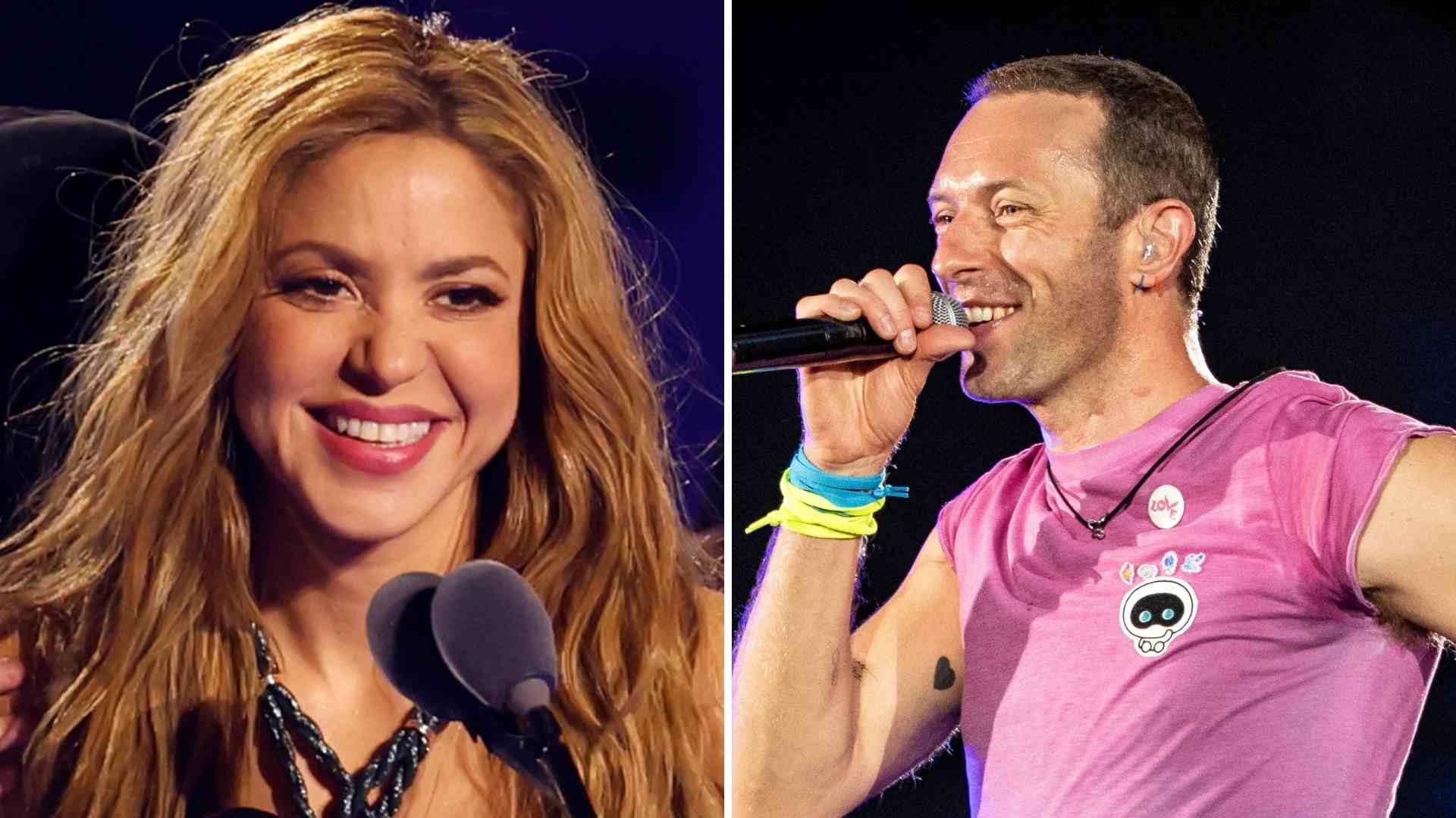 Shakira y Chris Martin -EFE Shakira y Chris Martin -EFE
