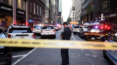 Tiroteo en un rascacielos en Nueva York | Foto: AFP