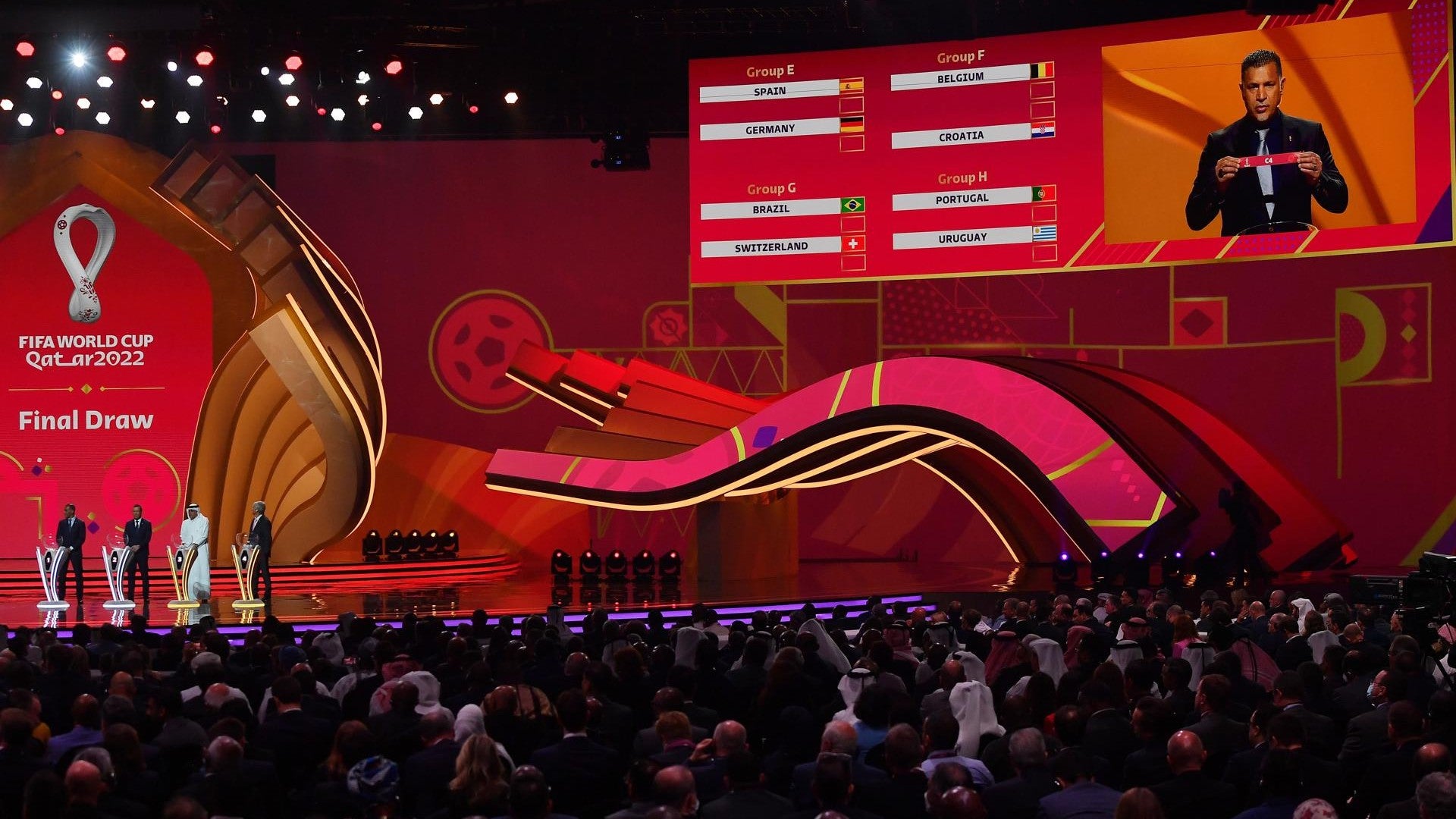 Sorteo del Mundial Qatar 2022 - Foto: EFE Sorteo del Mundial Qatar 2022 - Foto: EFE