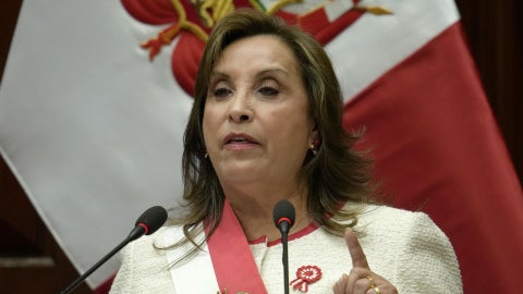 Dina Boluarte, presidente de Perú - Foto EFE