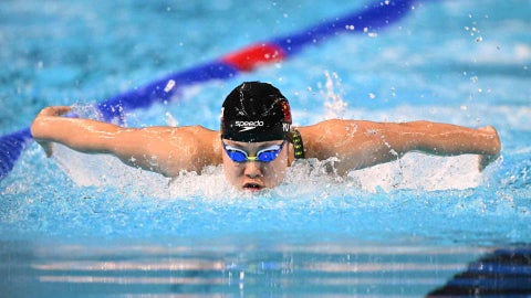 La nadadora china Yu Zidi - AFP