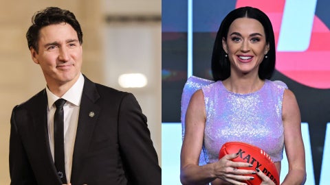 Justin Trudeau y Katy Perry | Foto: EFE