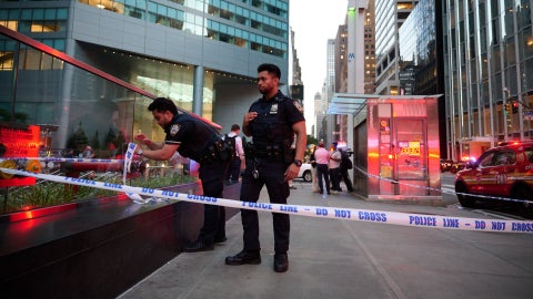 Policías en Nueva York (EFE)