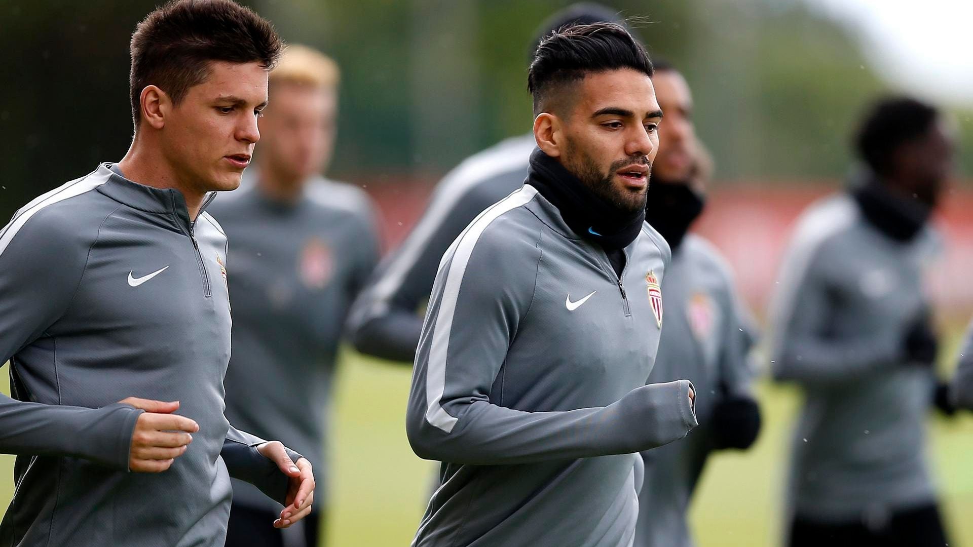 Guido Carrillo y Falcao en su paso por Mónaco - Foto: EFE Guido Carrillo y Falcao en su paso por Mónaco - Foto: EFE