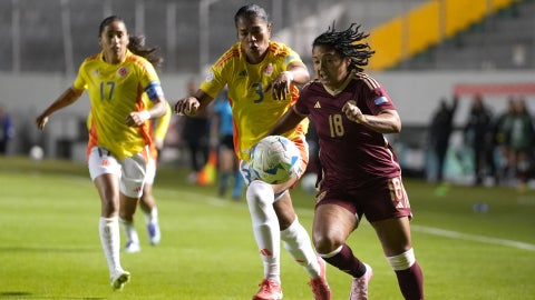 Colombia ante Venezuela en la Copa América femenina 2025 - Foto: EFE