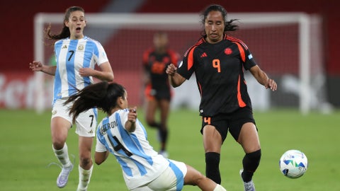 Colombia ante Argentina en la Copa América femenina 2025 - Foto: EFE