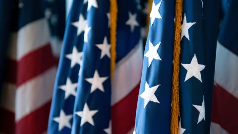 Banderas de Estados Unidos - Foto de referencia Canva