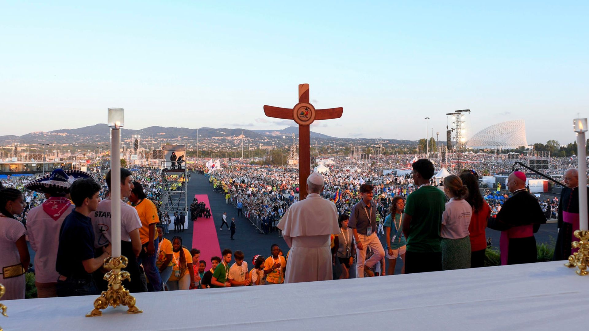 El papa León XIV presidió el Jubileo de los Jóvenes - Foto EFE El papa León XIV presidió el Jubileo de los Jóvenes - Foto EFE