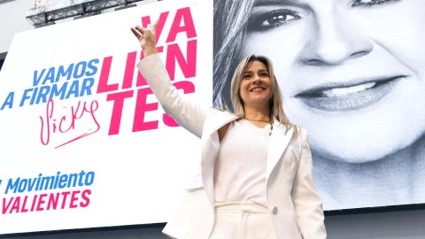 Precandidata colombiana Vicky Dávila. (EFE)
