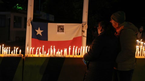 Familiares de víctimas de la mina El Teniente en Chile - Foto EFE
