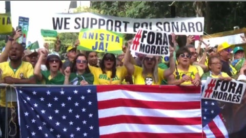 Marchas a favor a Jair Bolsonaro / FOTO: Captura de pantalla