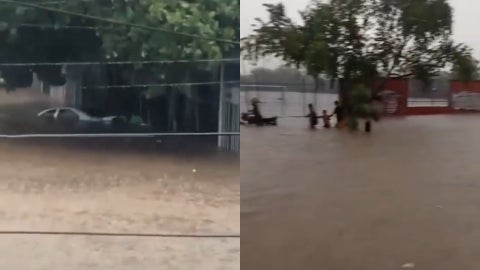 Inundaciones en Santa Marta / FOTO: Captura de pantalla