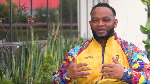 Fabio Torres, deportista paralímpico colombiano - Foto: captura Nuestra Tele Internacional