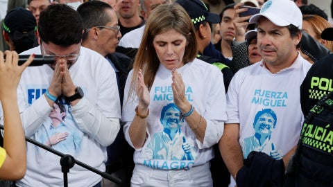 María Carolina Hoyos, hermana del senador colombiano Miguel Uribe Turbay - Foto: EFE