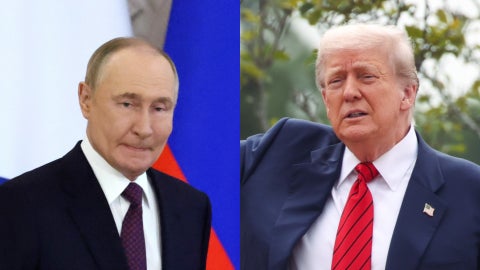 Vladímir Putin, presidente de Rusia / Donald Trump, presidente de EE.UU. - Fotos: EFE