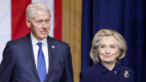 Bill y Hillary Clinton - Foto AFP