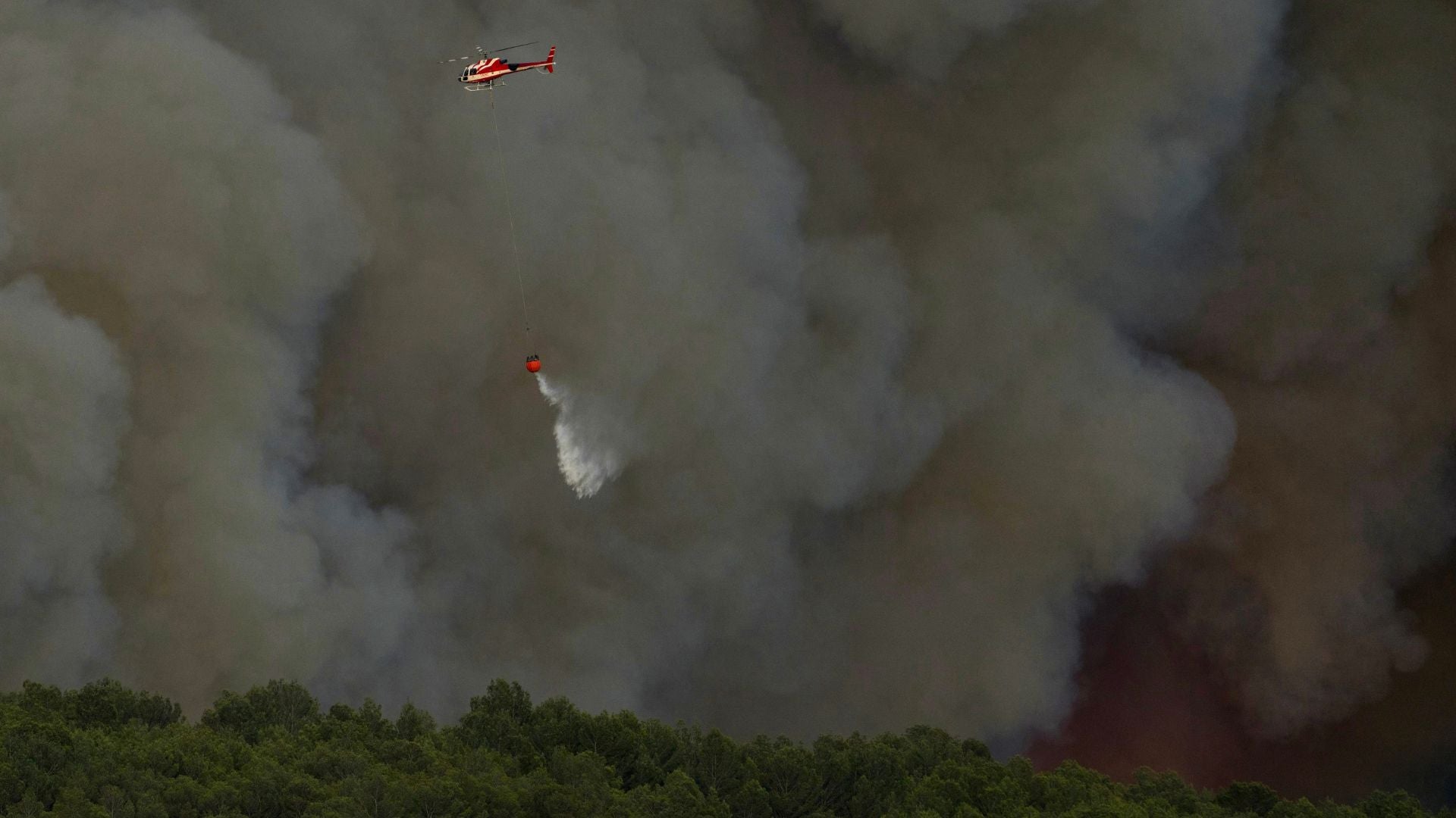 Incendio en el sur de Francia - Foto AFP