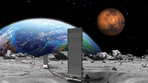 Imagen conceptual del Proyecto de Energía de Superficie de Fisión | Foto: NASA