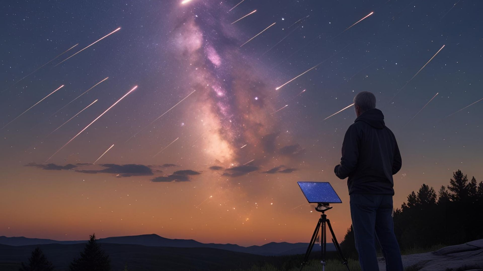 Varias lluvias de meteoros se encuentran activas entre los últimos días de julio y los primeros de agosto - Imagen CANVA Varias lluvias de meteoros se encuentran activas entre los últimos días de julio y los primeros de agosto - Imagen CANVA