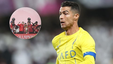 Cristiano Ronaldo - Foto EFE/ Liverpool campeón de la Premier League - Foto AFP