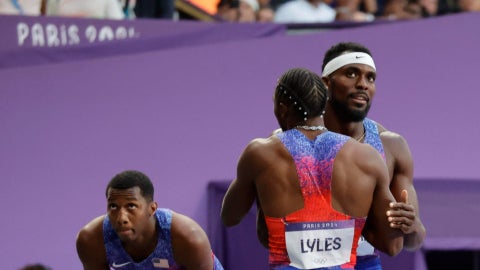 Prueba de atletismo en los Juegos Olímpicos París 2024 - Foto: EFE