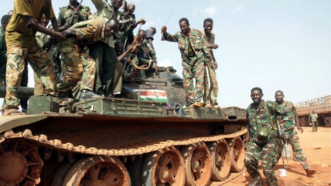 Soldados sudaneses - Foto de referencia de EFE