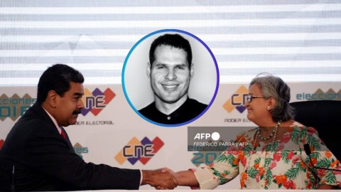 Lucena y Maduro - AFP