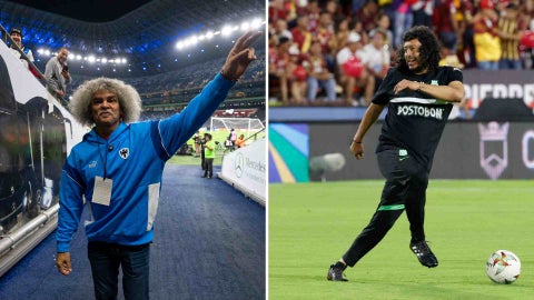 Carlos Valderrama y René Higuita - EFE