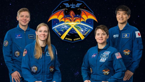 Los cuatro astronautas de la Crew-10 inician regreso a la Tierra tras desacople de la EEI - Foto EFE
