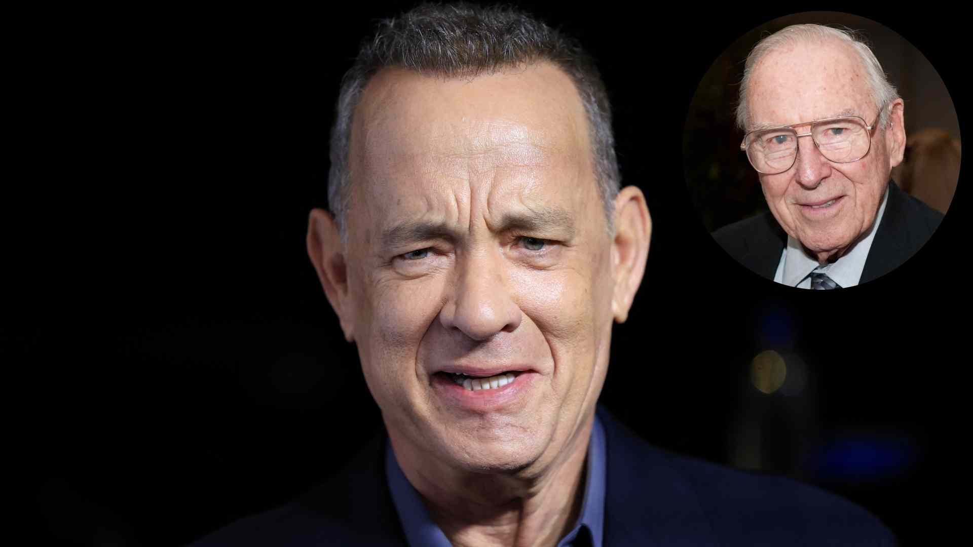 Tom Hanks y Jim Lovell- AFP