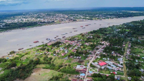 Frontera entre Perú y Colombia - AFP