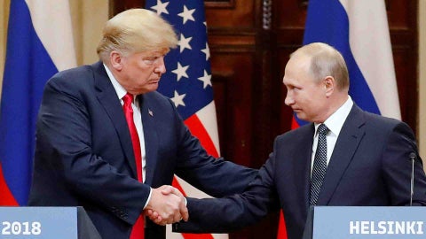 Donald Trump y Vladímir Putin - EFE