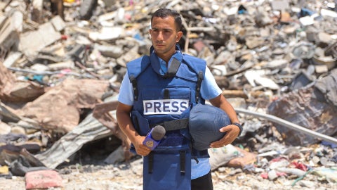 Anas al-Sharif, periodista de Al Jazeera (AFP)
