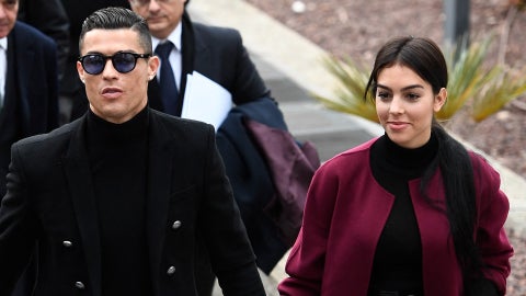 Cristiano Ronaldo y Georgina Rodríguez | Foto: AFP