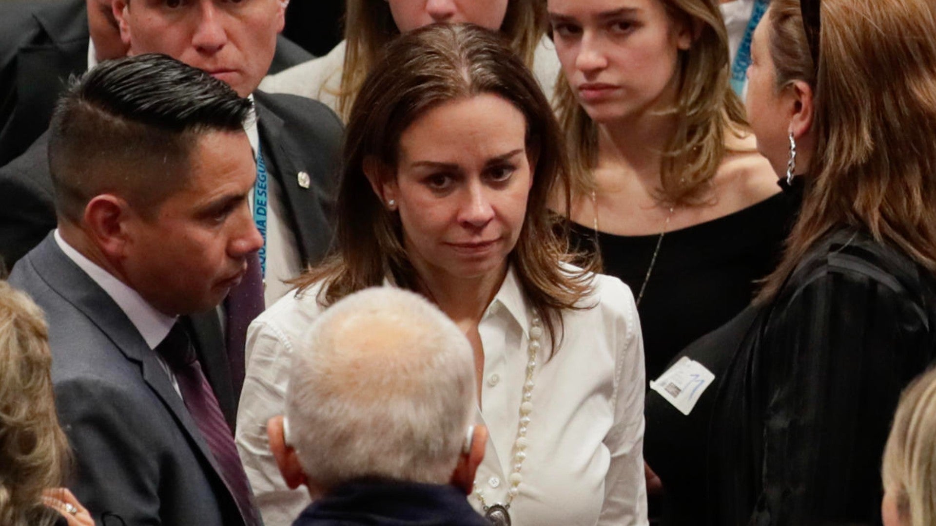 María Claudia Tarazona esposa de Miguel Uribe / FOTO: EFE