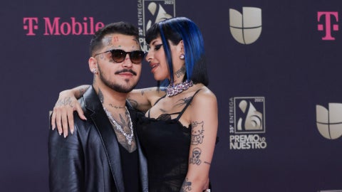 Christian Nodal y Cazzu | Foto: AFP
