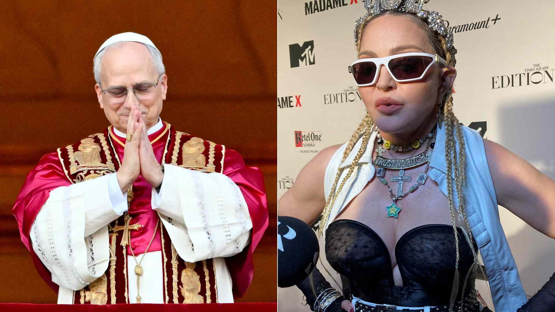 Papa León XlV - Madonna (AFP- EFE)