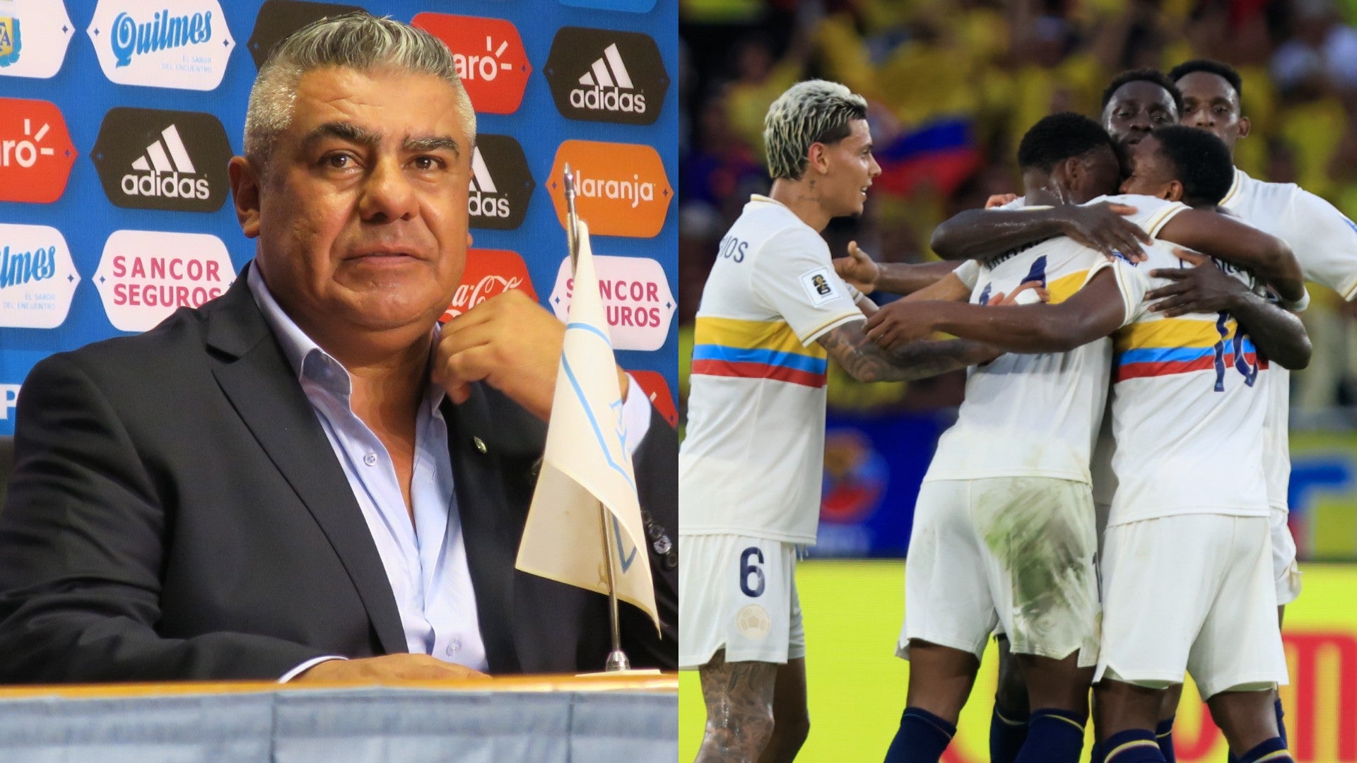 Claudio Fabián Tapia y selección Colombia | Foto: EFE