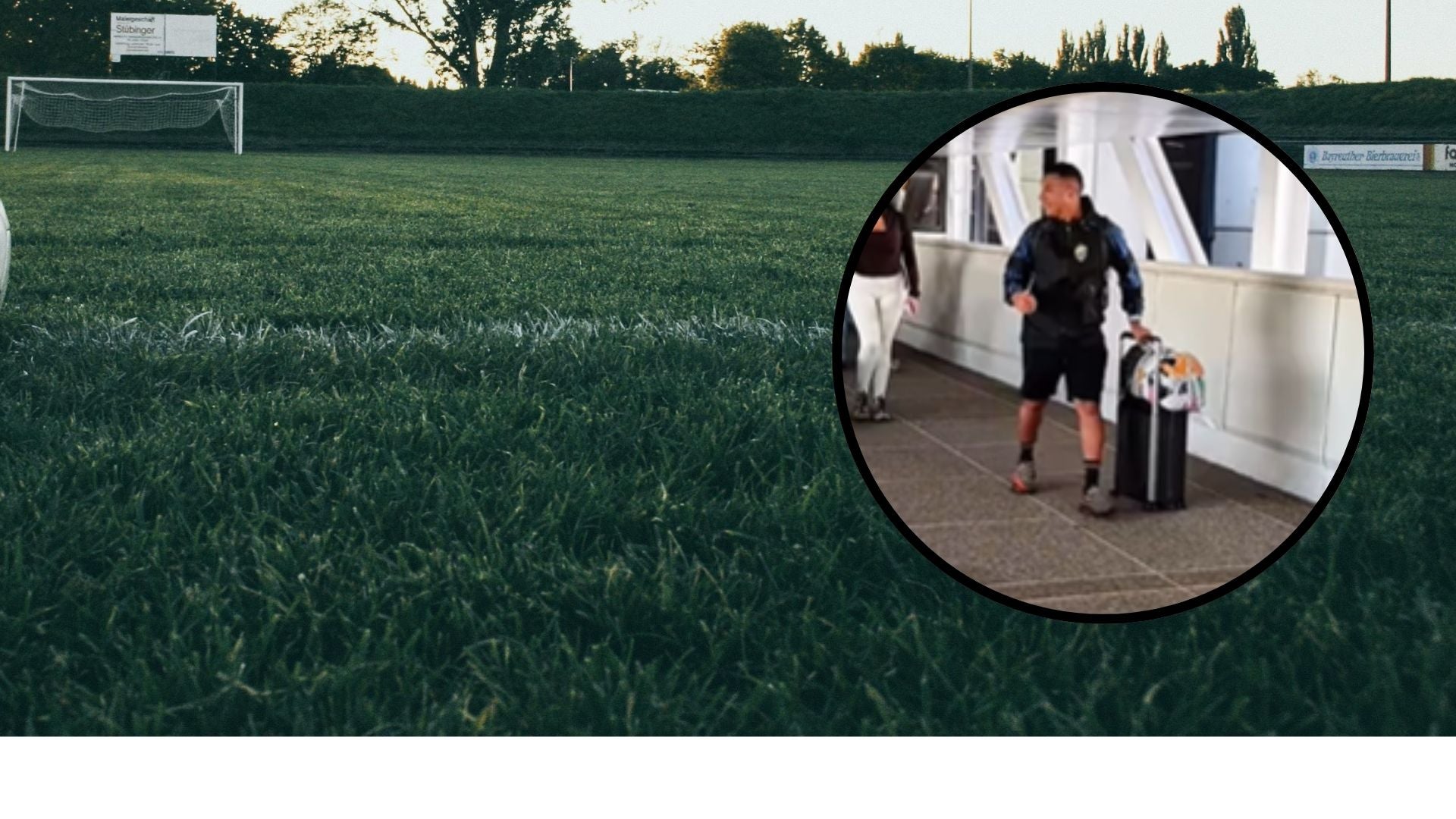 Campo de fútbol y Darwin Machís, futbolista venezolano - Fotos: Pexels / X Campo de fútbol y Darwin Machís, futbolista venezolano - Fotos: Pexels / X