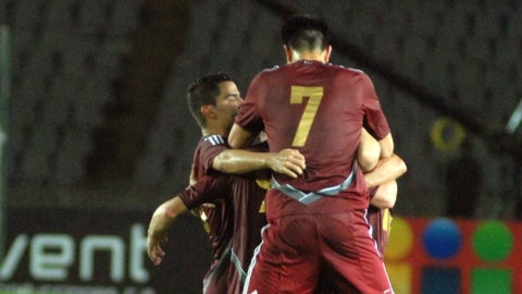 Selección de Venezuela en juego amistoso ante Moldavia en 2012 - Foto: EFE