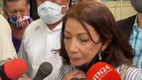 Rusbelia Astudillo, abogada y defensora de DDHH de los jubilados venezolanos - Foto: NTN24