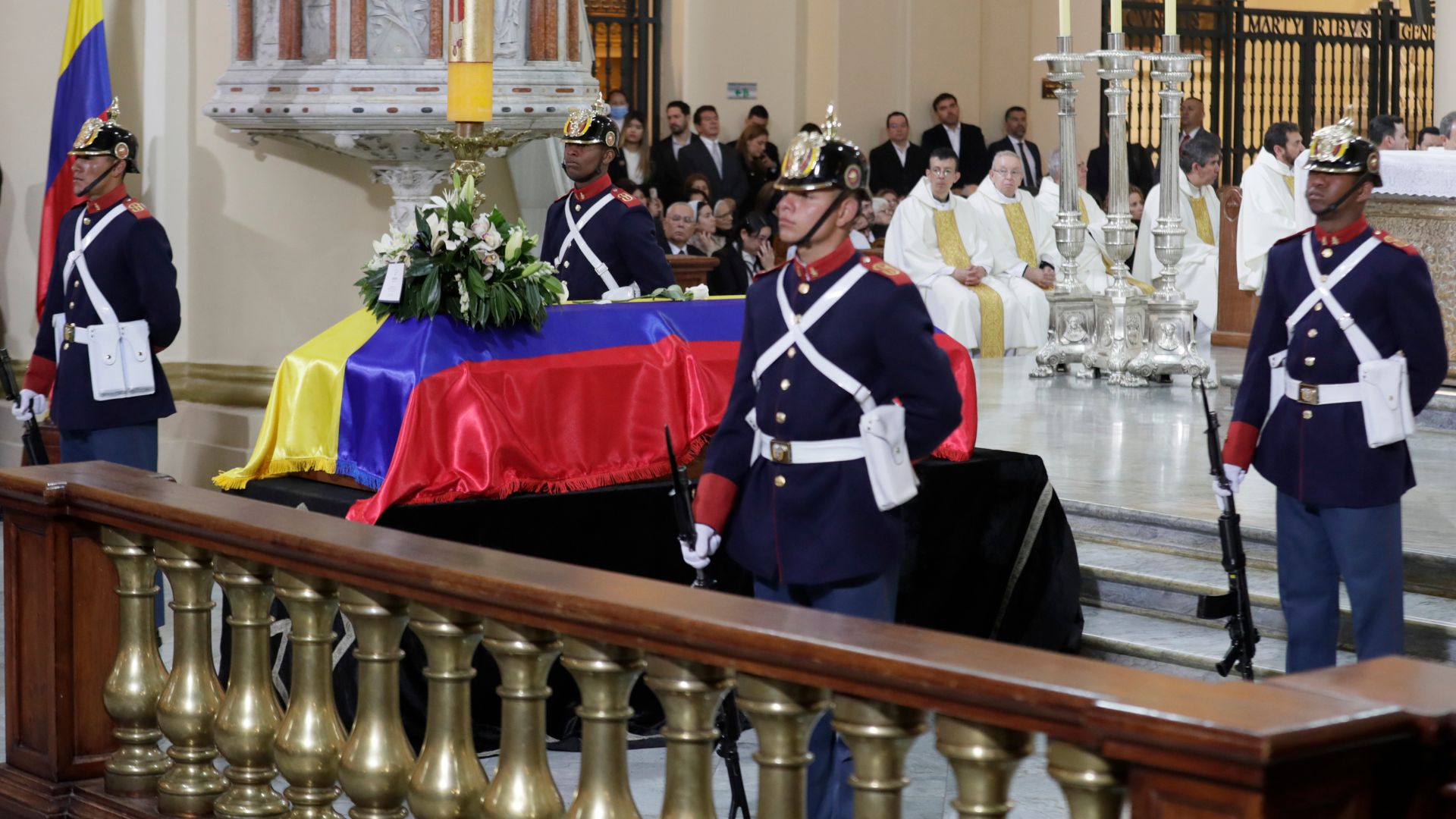Foto del funeral de Miguel Uribe (EFE)