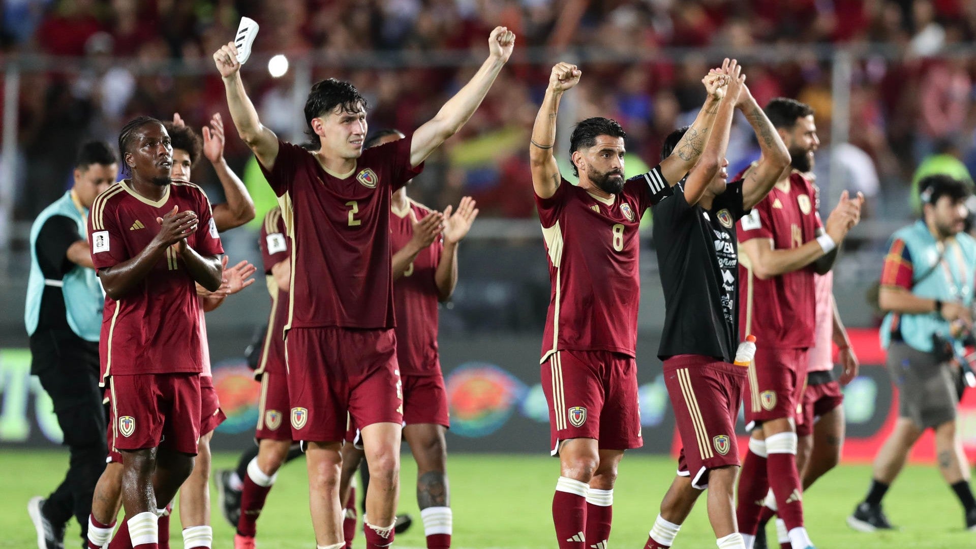 La Vinotinto tras el juego de Eliminatorias ante Bolivia - Foto: EFE
