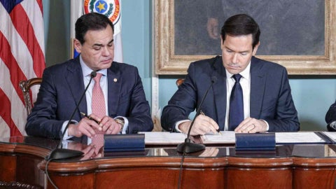 Rubén Ramírez y Marco Rubio - Departamento de Estado