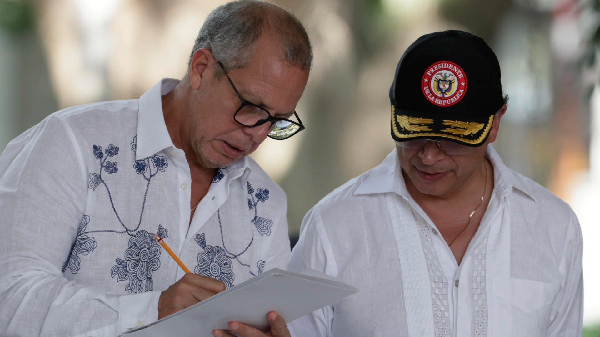 Alfredo Saade y Gustavo Petro / FOTO: EFE