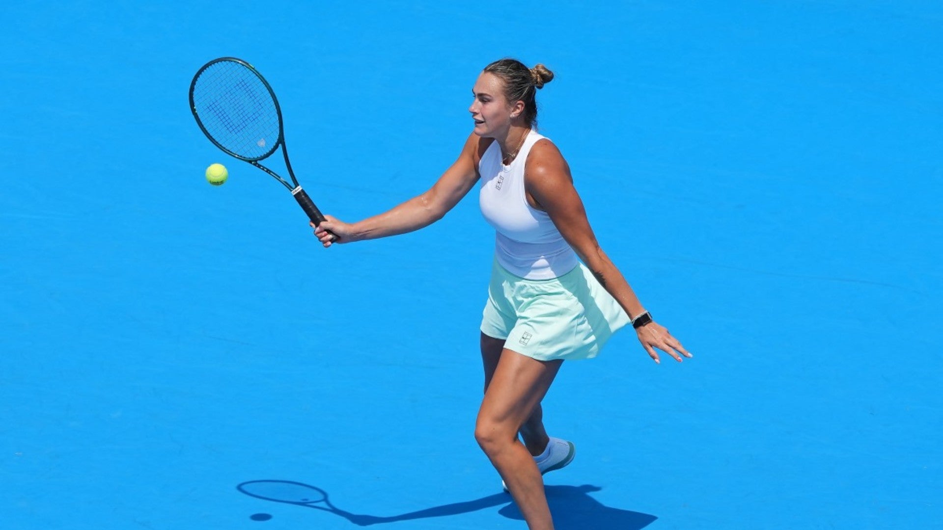 La tenista bielorrusa Aryna Sabalenka en Cincinnati (AFP)